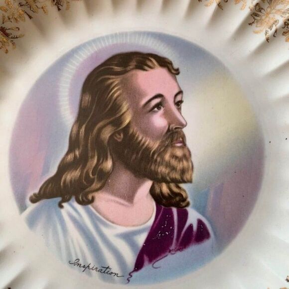 Vintage Sander’s Mfg Co Jesus plate - Picture 2 of 6